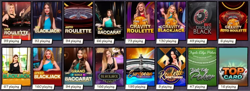 Live Dealer Games